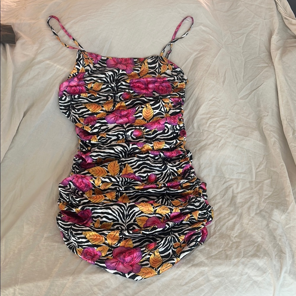 AKIRA Multicolor Strappy Dress